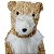 Enfeite Natal Urso de Palha em Pé 31cm - Imagem 2