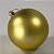 BOLA NATALINA 10CM FOSCO DOURADO C/6 UN - Imagem 2