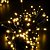 CORDAO C/ 120 LEDS CLUSTER EFEITO CACHO WARM BIVOLT - Imagem 4