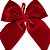 LAÇO NATALINO VELUDO CINTILANTE VERMELHO 20X25CM - Imagem 3
