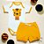 Conjunto Curto para Bebê - Tigre Amarelo - Imagem 1