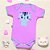 Body Bebê Manga Curta 100%algodão - Gatinha - Imagem 1