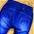 Calça Jeans  para Bebê Jogger Bolsinho Bordado Azul Escuro - Imagem 2