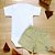 Conjunto Infantil Body e Bermuda Ecolinho 12M a 24M - Caqui - Imagem 3