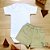 Conjunto Infantil Body e Bermuda Ecolinho 12M a 24M - Caqui - Imagem 1