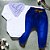 Conjunto Para Bebês Com Body, Calça Jeans E Bandana Cinza - Imagem 1