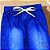 Calça Jogger Infantil Jeans Escuro - Cordão Tracejado - Imagem 2