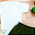 Conjunto Infantil Casual Linho Off White E Verde Escuro - Imagem 2