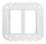 Suporte 4x4 6 Postos PRM4946 Cor Branco Schneider - Imagem 2