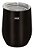 Copo Cuia Térmico com Tampa 360ml Preto Liso Mor - Imagem 1