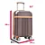 Mala Bordo Viagem Rígida Rodas 360º Padrão Anac 10kg Cor Bronze Santino - Imagem 9