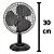 Ventilador De Mesa E Parede Personal Fan 20w Preto 3 Pás Diâmetro 18cm 127v Fame - Imagem 4