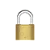 Cadeado E-coat 45mm Dourado Stam - Imagem 1