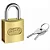 Cadeado Zamac Latonado E Coat 25mm Segurança Nivel 2 Cor Dourado Stam - Imagem 2