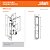 Fechadura 501/33 Externa Média Espelho Inox Stam - Imagem 3