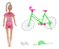 Boneca Joyce Passeio De Bicicleta Com Acessórios ATEF - Imagem 4