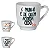 Caneca De Porcelana 200ml Dizeres ATEF - Imagem 1
