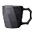 Caneca De Porcelana 260ml Cayan Cinza ATEF - Imagem 1