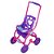 Carrinho de boneca florzinha lilas/rosa Brinquemix - Imagem 2