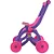 Carrinho de boneca florzinha lilas/rosa Brinquemix - Imagem 3
