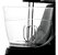 Batedeira Com Pedestal Activa Duo Plus Preta 127 v Cor Preto 127v Mallory - Imagem 2