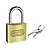 Cadeado 40 Mm Zamac E-coat Cor Dourado Stam - Imagem 1