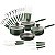 Kit Cozinha Lyf Verde Natureza 25 Peças Tramontina - Imagem 1
