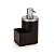 Dispenser Porta Detergente e Bucha 600ml Preto Cromo Fosco Arthi - Imagem 1
