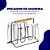 Porta Copos Suporte Copos P/ 6 Copos Cozinha Mesa Escorredor Arthi - Imagem 4