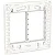 Suporte 4x4 Para Placa 6 Modulos Branco Orion S71020324 Schneider Electric - Imagem 1