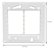 Suporte 4x4 Para Placa 6 Modulos Branco Orion S71020324 Schneider Electric - Imagem 3