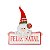 Rosto Com Placa Feliz Natal ATEF - Imagem 1