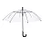 Guarda-Chuva Transparente Mor - Imagem 1