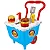Carrinho de Hamburguer Infantil Azul Tilin - Imagem 2