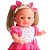 Boneca Bella Conversinha Vestido Rosa e Fala Frases - Bee Toys - Imagem 4
