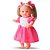 Boneca Bella Conversinha Vestido Rosa e Fala Frases - Bee Toys - Imagem 2