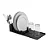 Escorredor Slim Preto DasPlast - Imagem 1