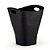 Cesto/Lixeira Eco Dunas Preto 6,5L Das DasPast - Imagem 1