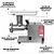 Moedor e Extrusor Multiuso Bivolt 50/60Hz Saro - Imagem 3