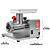 Moedor e Extrusor Multiuso Bivolt 50/60Hz Saro - Imagem 4