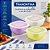 Pote Tramontina Mix Color Variadas Com Tampa Transparente Unitário 600 ml - Imagem 2