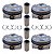 Pistão e Anel Bmw 320i 120i 125i X1 X3 X4 Z4 528I 2.0 16V N20 STD - 11257618814, 11258606461, 11257640168 - Imagem 2