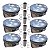 Pistão e Anel Land Rover Jaguar Velar Range Rover Xf Ftype Fpace 3.0 V6 Gasolina 306PS 0,50 - LR062617, LR041639 - Imagem 1