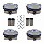 Pistão e Anel Bmw 320i 120i 125i X1 X3 X4 Z4 528I 2.0 16V N20 STD - 11257640166, 11258617082, 11258606459, 11257618811 - Imagem 1