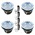 Pistão e Anel Mercedes-Benz A250 GLA250 CLA250 2.0 16V M270.920 STD - 2700302017, 2700300024, 2700300417 - Imagem 1