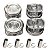 Pistão e Anel Mercedes-Benz C180 C200 C250 C300 GLC250 E250 2.0 16v 274.920 0,50 - 2740300117, 2740300417, 2740300900, 2740301517 - Imagem 1