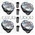 Pistão e Anel Bmw X1 X2 320i 330i X3 X4 Z4 220i Mini Cooper F60 B48 2.0 16V STD - 11258657760 11258638448 - Imagem 1