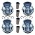 Pistão e Anel Bmw Mini Cooper 116i 118i 316i 120i 125i N13 N18 1.6 16v 0,50 - 11157584117 11257601077 11257601181 - Imagem 2