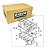 Retentor Traseiro do Virabrequim Bmw Mini Citroen Peugeot N12 N13 N14 N16 N18 1.6 16V - 11117568263, 9820978780, 15094200 - Imagem 2