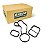 Junta do Suporte Resfriador Trocador de Calor Bmw 125i 320i 330i X1 X2 X3 X4 Z4 B48 B38 B46 1.5 2.0 16V - 11428575899, 11428591460 - Imagem 1